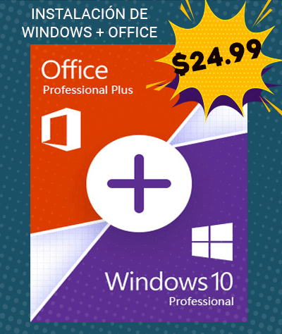 INSTALACIÓN DE WINDOWS + OFFICE