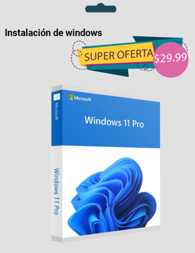 INSTALACIÓN DE WINDOWS